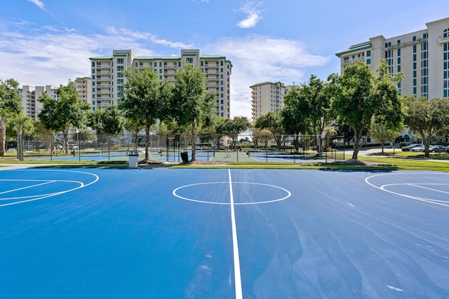 15100 Emerald Coast Pkwy Ph 2, Destin, FL 32541 - view of basketball court with community basketball court and a tennis court