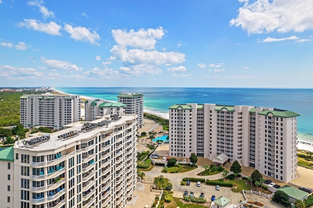 15100 Emerald Coast Pkwy Ph 2, Destin, FL 32541 - aerial view featuring a view of city, a water view, and a beach view
