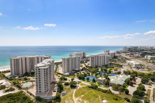 15100 Emerald Coast Pkwy Ph 2, Destin, FL 32541 - bird's eye view featuring a view of city, a beach view, and a water view