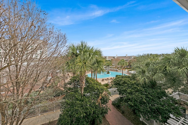 view of water feature