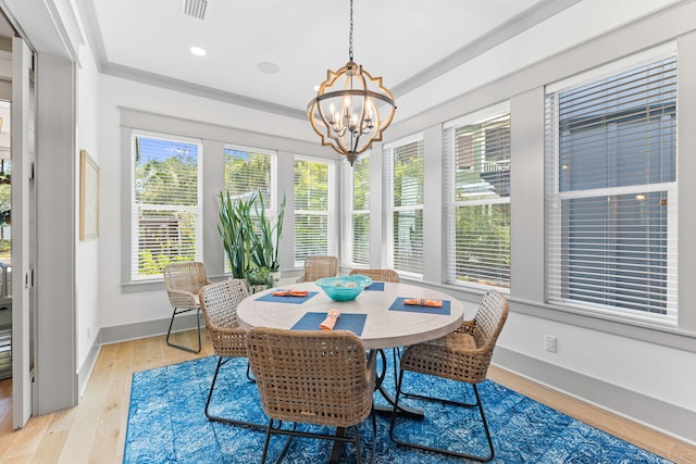 121 Shannon Dr, Santa Rosa Beach, FL 32459 - sunroom with visible vents and an inviting chandelier