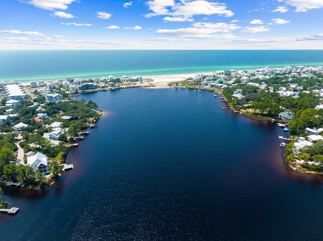 121 Shannon Dr, Santa Rosa Beach, FL 32459 - bird's eye view featuring a water view