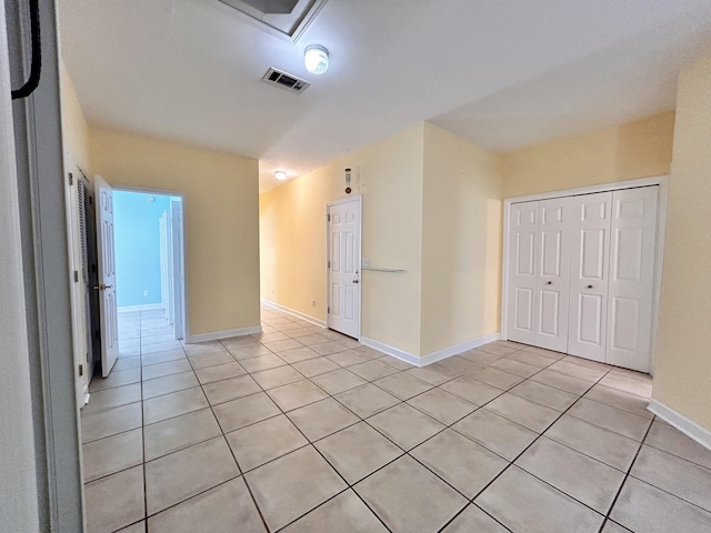 view of tiled empty room