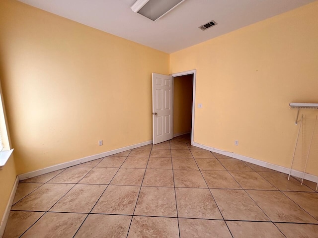 view of tiled empty room