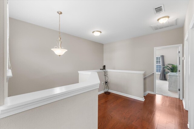 hall featuring hardwood / wood-style floors