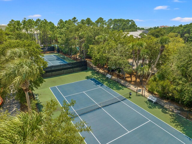 view of sport court