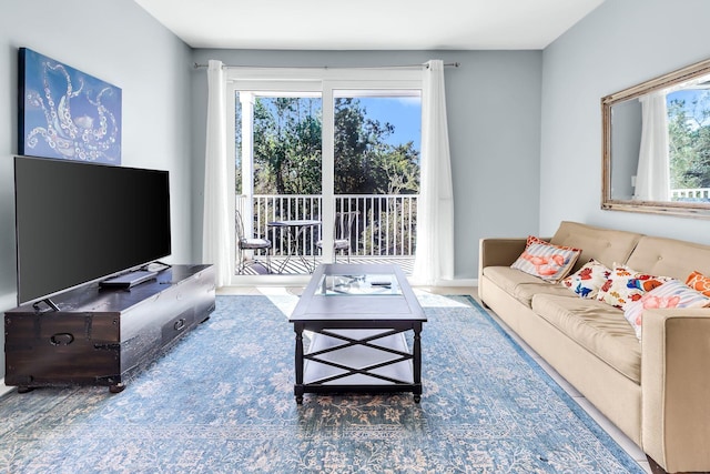 view of living room