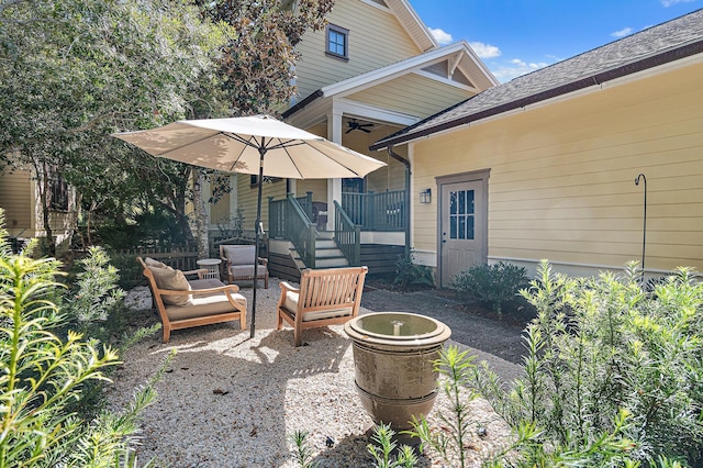 1247 Prospect Promenade, Panama City Beach, FL 32413 - view of patio / terrace with outdoor lounge area