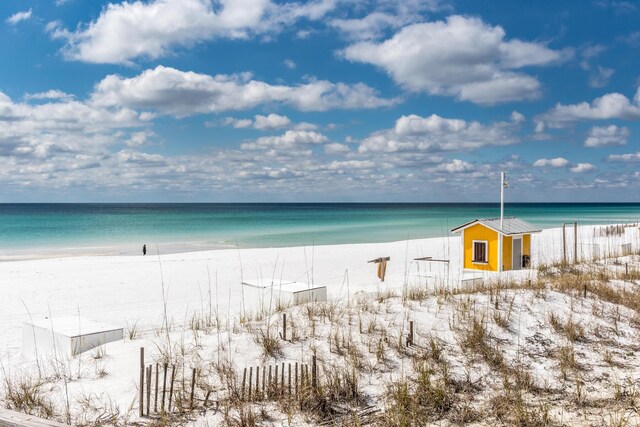 water view with a beach view