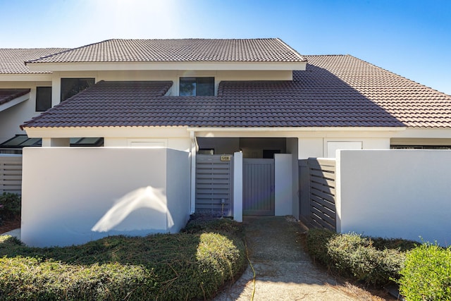 view of front of home