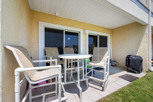 view of patio / terrace featuring grilling area