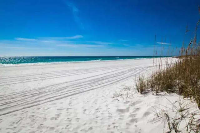 water view with a beach view