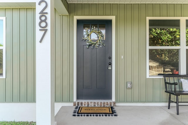 view of entrance to property