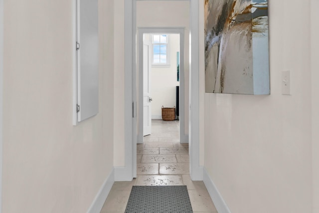 hall with baseboards