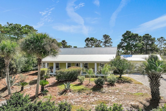 view of ranch-style home