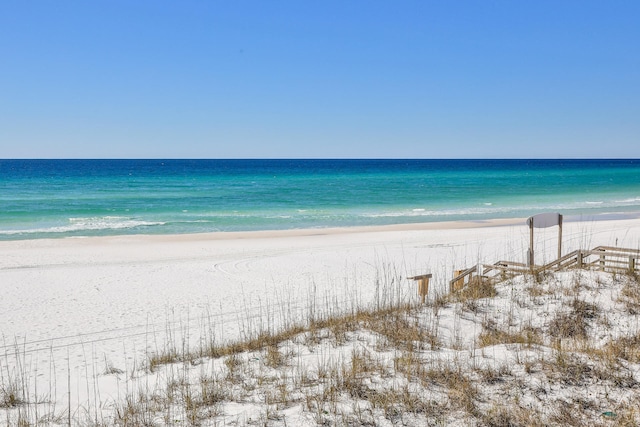 water view with a beach view