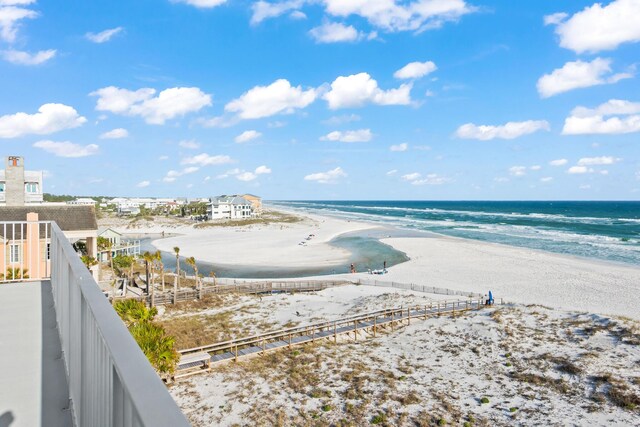 water view with a beach view