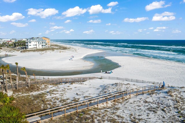 water view featuring a view of the beach