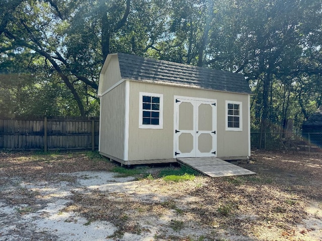 view of outbuilding