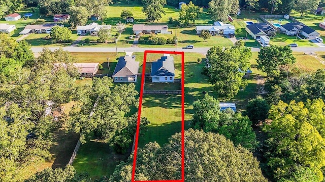 drone / aerial view featuring a residential view