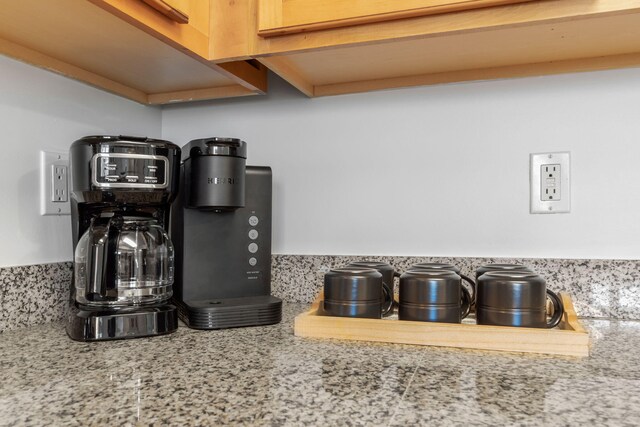 room details with light stone counters