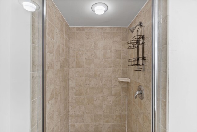 bathroom with walk in shower