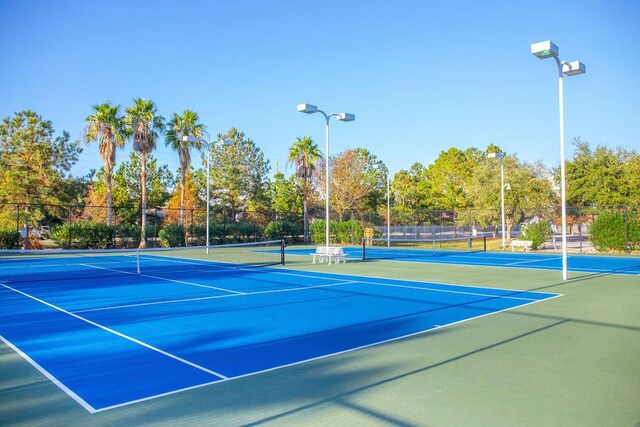 view of sport court