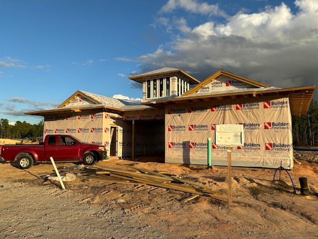 view of property under construction