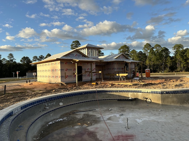403 Bear Creek Blvd, Freeport, FL 32439 - view of swimming pool featuring an empty pool