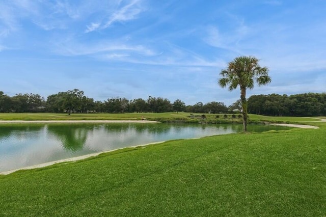 property view of water