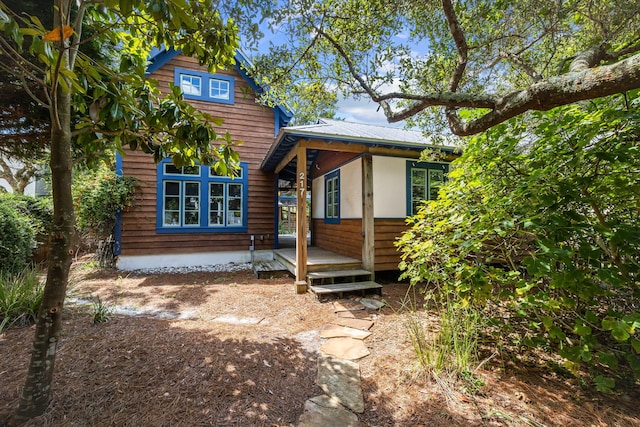 view of rear view of house