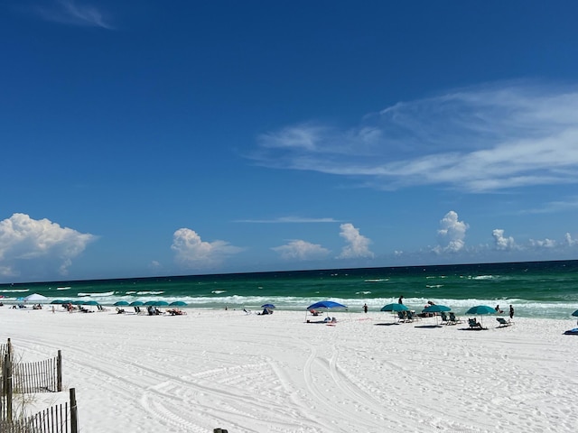 water view featuring a view of the beach