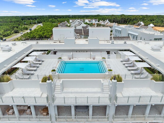 view of pool