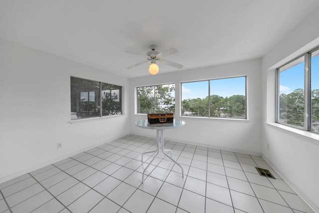 664 Woodland Bayou Dr, Santa Rosa Beach, FL 32459 - unfurnished sunroom with visible vents