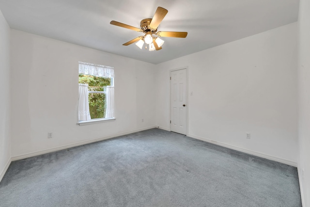 664 Woodland Bayou Dr, Santa Rosa Beach, FL 32459 - carpeted empty room featuring ceiling fan and baseboards