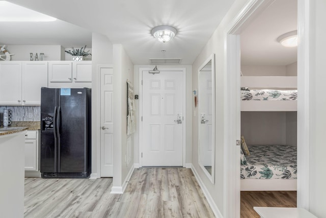 interior space featuring light hardwood / wood-style flooring