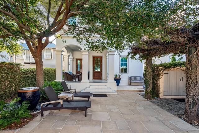 view of patio