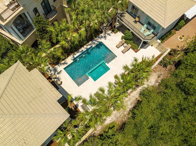 drone / aerial view