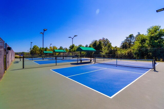 view of tennis court