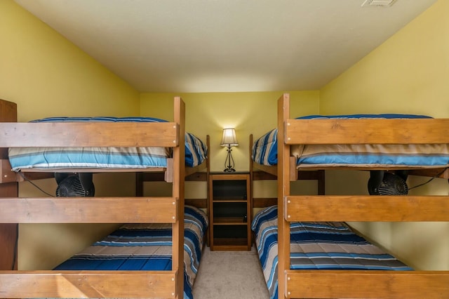 bedroom featuring carpet flooring