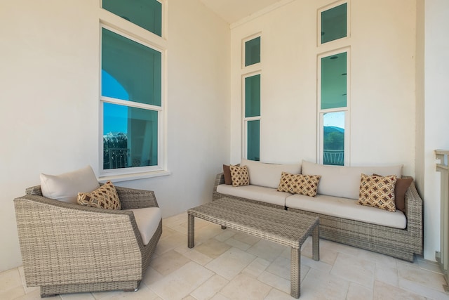 view of patio / terrace featuring outdoor lounge area