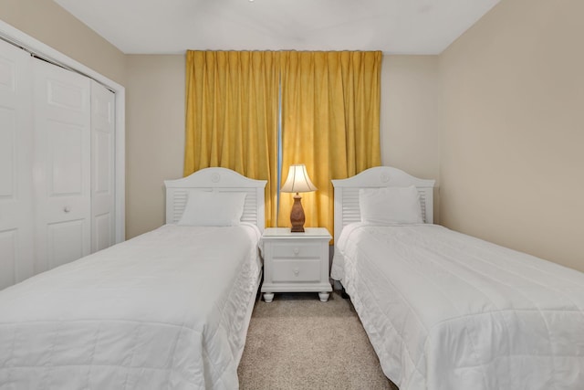 520 Santa Rosa Blvd Unit 301, Fort Walton Beach, FL 32548 - bedroom with a closet and carpet floors