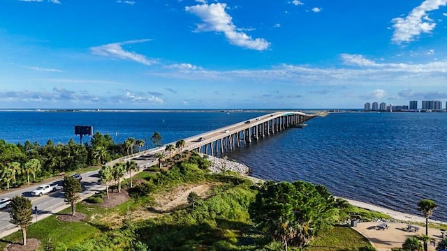 2205 Calle De Marbella, Navarre, FL 32566 - aerial view with a pier and a water view