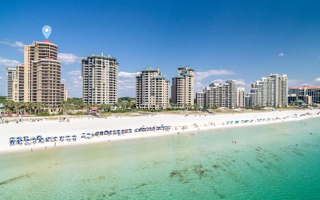 4776 Westwinds Dr Unit 4776, Miramar Beach, FL 32550 - water view with local beach and skyline