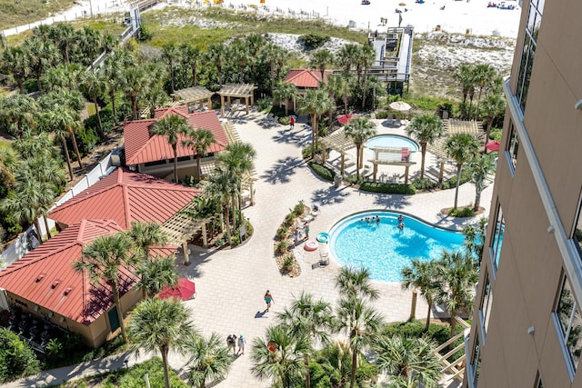 4776 Westwinds Dr Unit 4776, Miramar Beach, FL 32550 - aerial view of a pool area