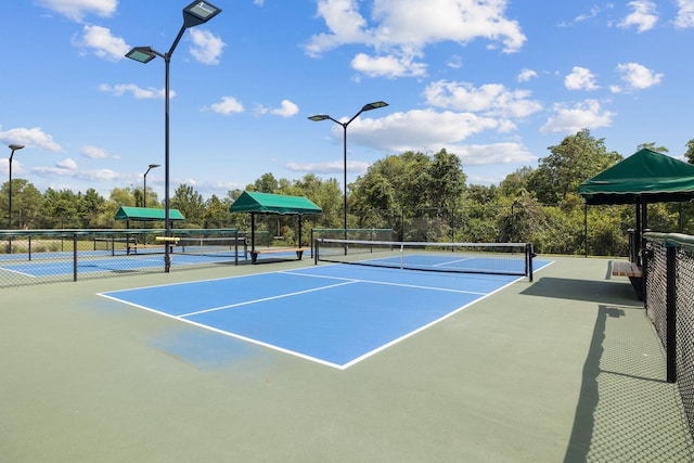 view of sport court