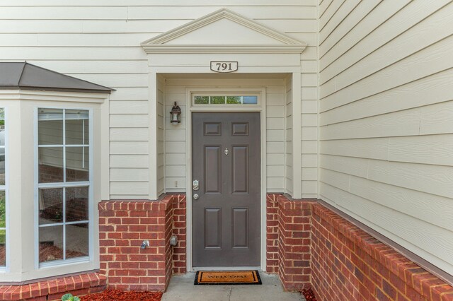 view of entrance to property