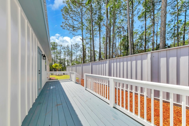 view of deck