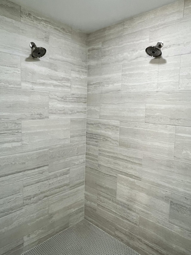 details featuring a tile shower