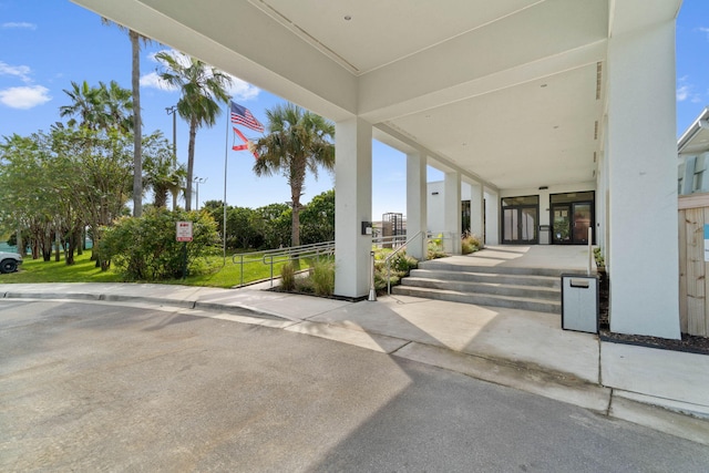 view of patio with covered porch